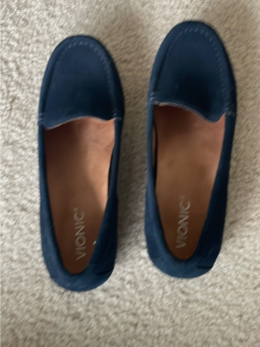Vionic Navy Blue Slip-On Loafers